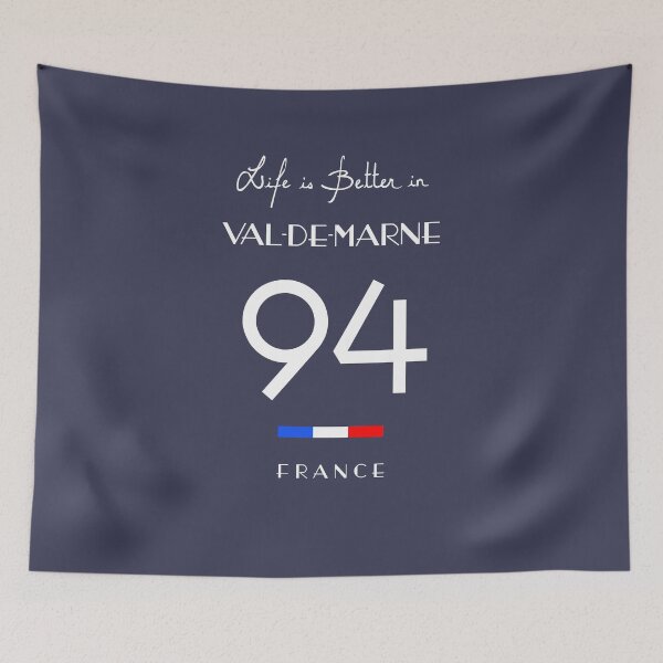 Item preview, Life is better in VAL-DE-MARNE Number 94 Île de France  designed and sold by frenchsalsa.