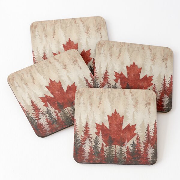 Item preview, canadian patriotic maple leaf print designed and sold by dcrc.