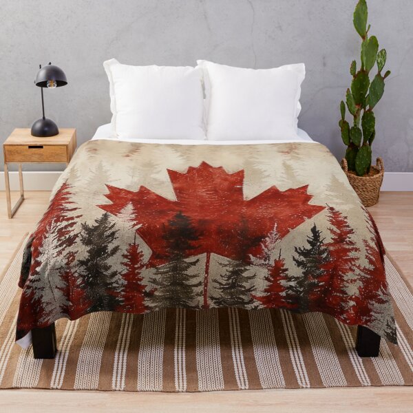 Item preview, canadian patriotic maple leaf print designed and sold by dcrc.
