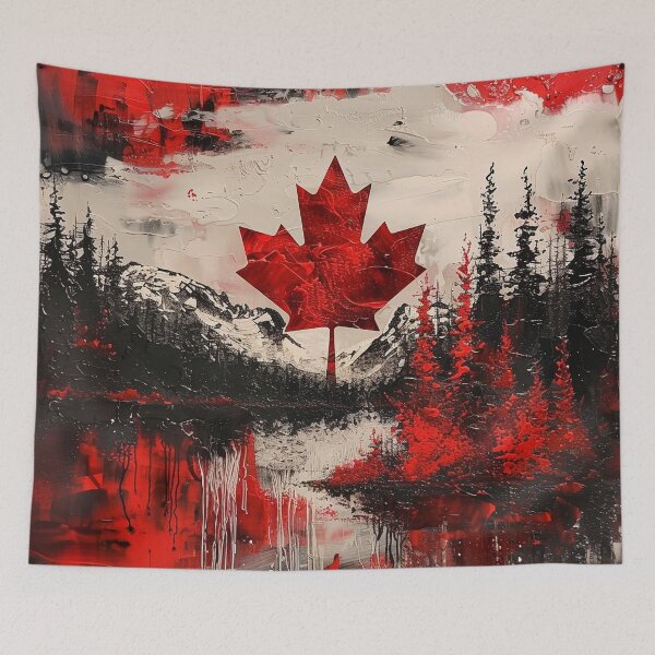 Item preview, Canadian Patriotic maple leaf print designed and sold by dcrc.