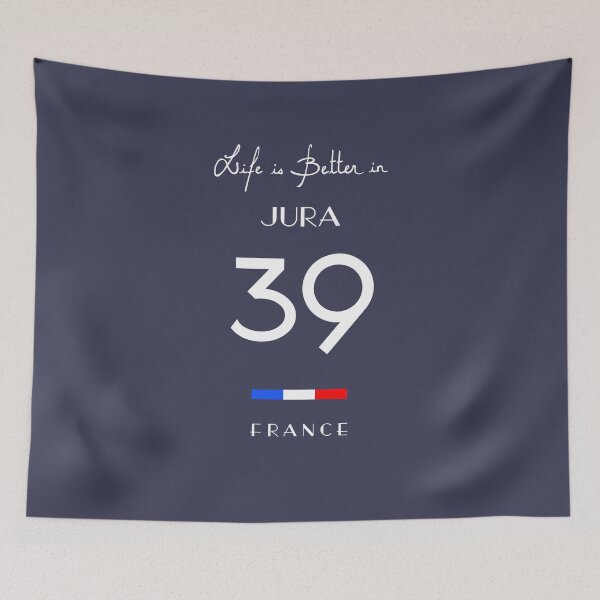 Item preview, Life is better in JURA Number 39 Franche-Comté France designed and sold by frenchsalsa.