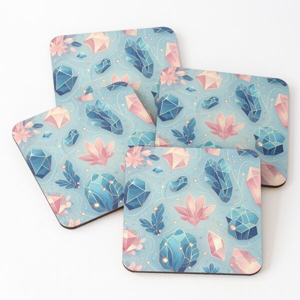 Item preview, Blue Quartz Seamless Pattern designed and sold by Thedigital91.
