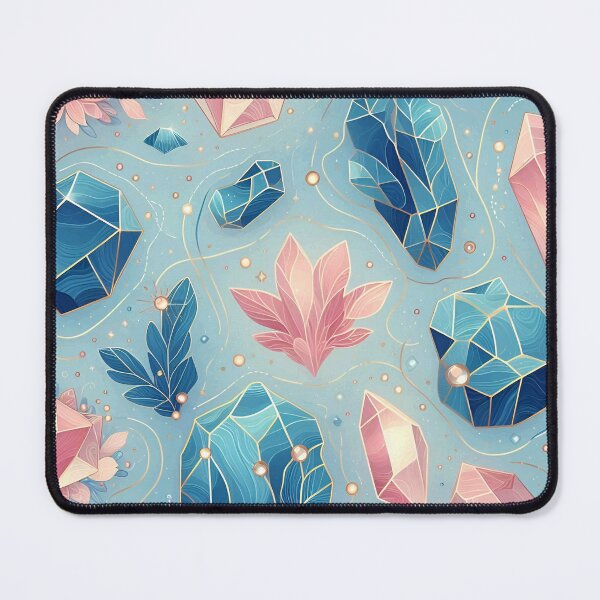 Item preview, Blue Quartz Seamless Pattern designed and sold by Thedigital91.