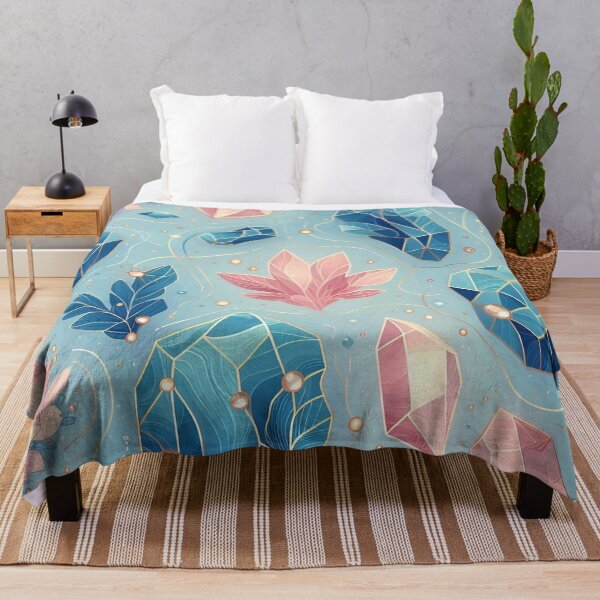 Item preview, Blue Quartz Seamless Pattern designed and sold by Thedigital91.
