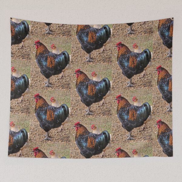 Item preview, Rooster and hen designed and sold by carole hirst.