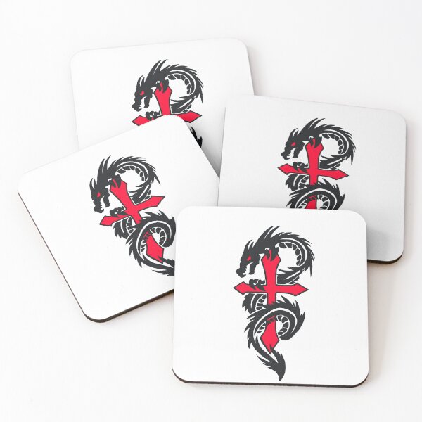 Item preview, Fierce Black Dragon Cross Design designed and sold by Andrew Browne.