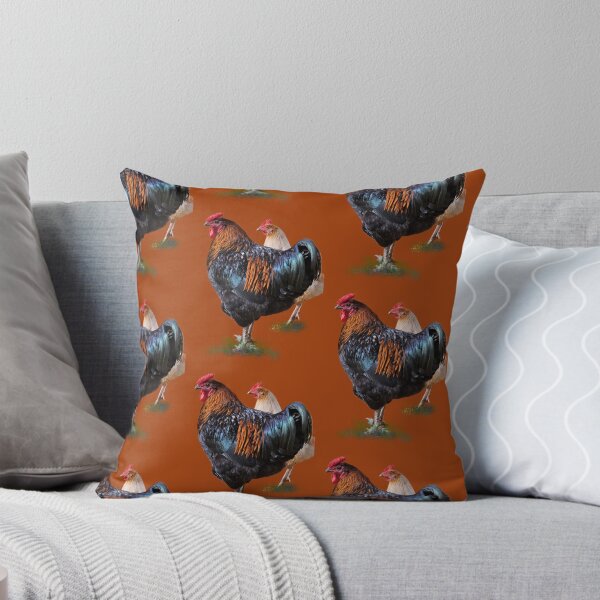 Item preview, Rooster and hen designed and sold by carole hirst.