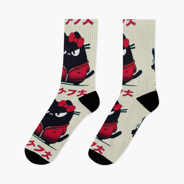 Item preview, Mysterious Black Cat | Red Bow and Jacket | Holding a Gun | Japanese Letters designed and sold by IAPICTURE.