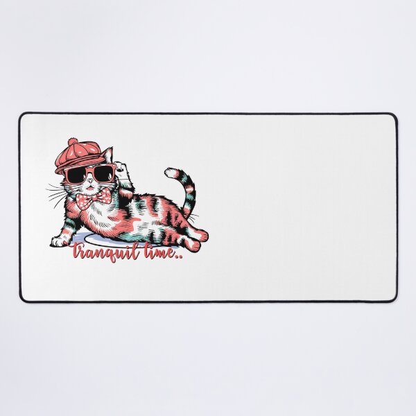 Item preview, Cat Loaf: Stylish Beret Cat with Sunglasses - Tranquil Time designed and sold by asprse.