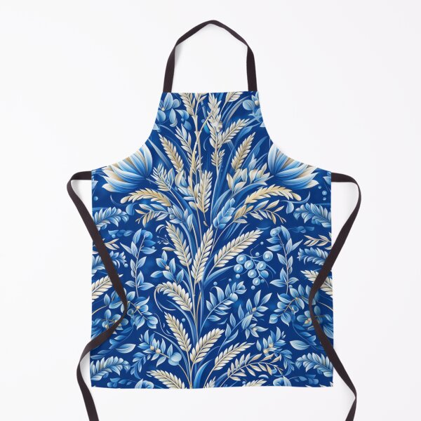 Item preview, Barley-themed Blue Background Pattern 001 designed and sold by emilykang.