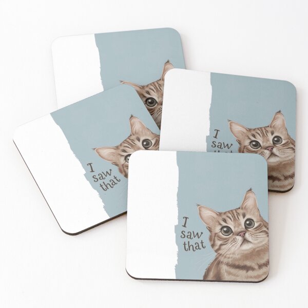Item preview, Sneaky Cat - "I SAW THAT" Meme Designs #5 designed and sold by Kinyah88.