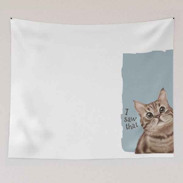 Item preview, Sneaky Cat - "I SAW THAT" Meme Designs #5 designed and sold by Kinyah88.