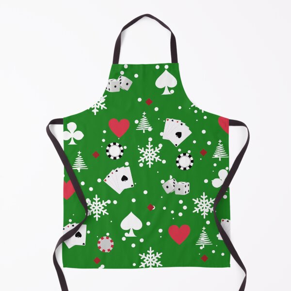Item preview, Christmas Casino Gambling Poker Pattern designed and sold by SloganExpress.