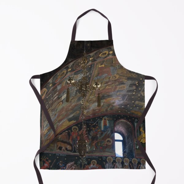 Item preview, Cross Shaped Vigil Light and Fabulous Frescoed Saints Icons designed and sold by Georgia Mizuleva.