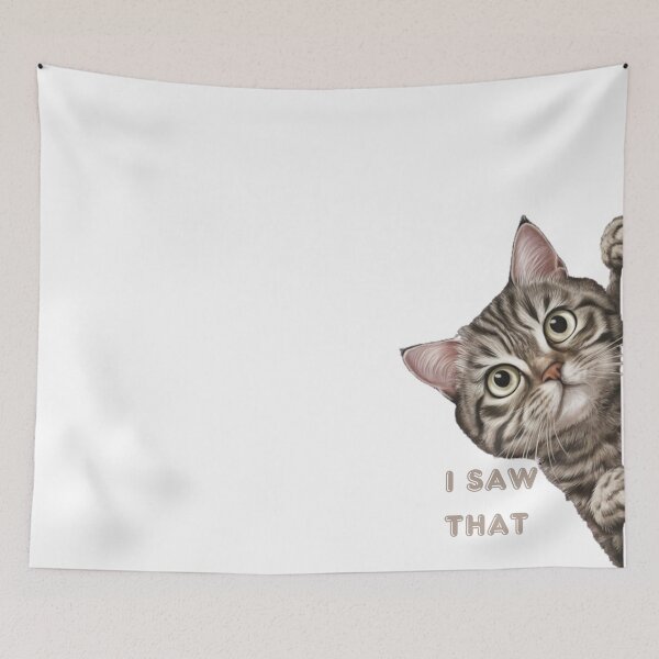 Item preview, Sneaky Cat - "I SAW THAT" Meme Designs #4 designed and sold by Kinyah88.