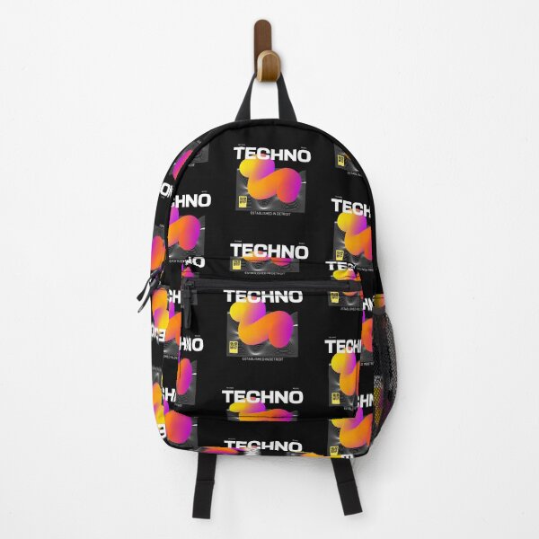 Item preview, TECHNO - Remolino Y2K (blanco) designed and sold by Discothreadz.
