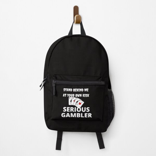 Item preview, Casino Gambling Stand Behind Me at Own Risk designed and sold by SloganExpress.