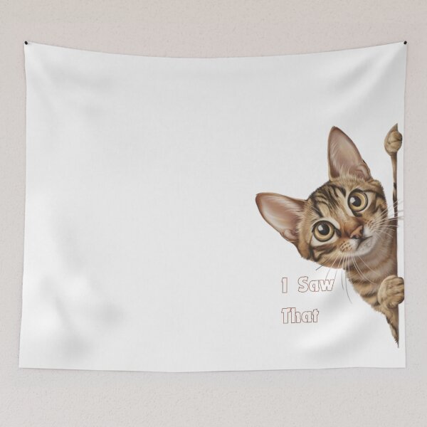 Item preview, Sneaky Cat - "I SAW THAT" Meme Designs #3 designed and sold by Kinyah88.
