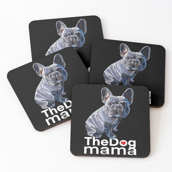 Item preview, The Dog Mama Blue French Bulldog designed and sold by Just-Arts-4U.