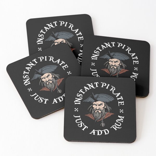 Item preview, Funny Instant Pirate Just Add Rum designed and sold by AlienOccupation.