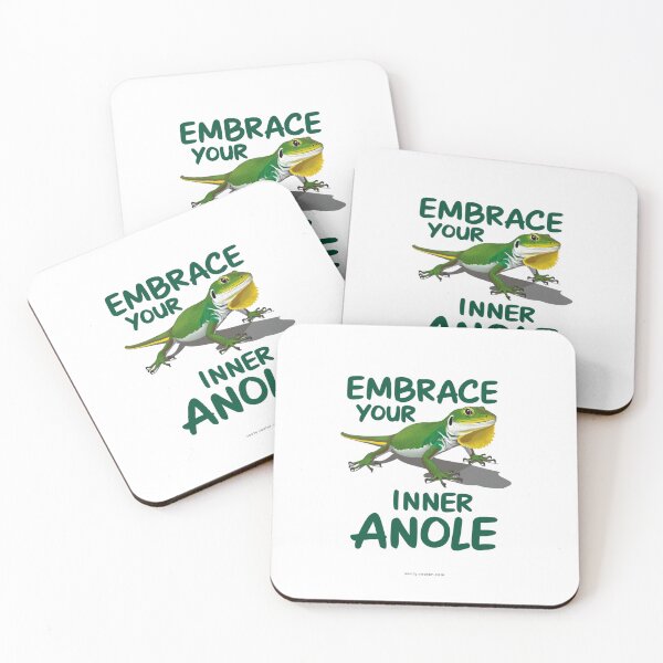 Item preview, Embrace Your Inner Anole Green Lizard Design designed and sold by Peter Stawicki.