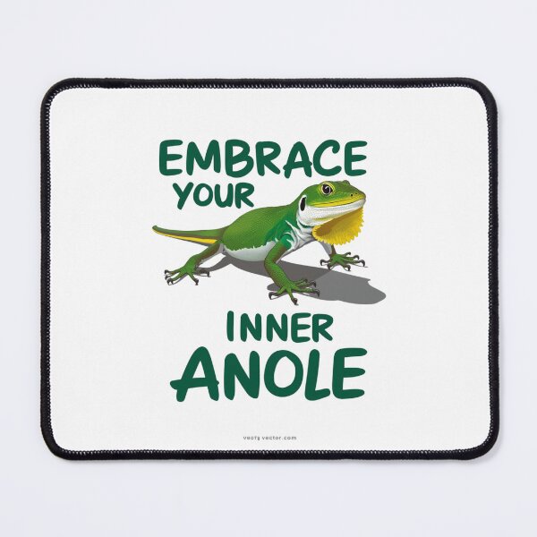 Item preview, Embrace Your Inner Anole Green Lizard Design designed and sold by Peter Stawicki.