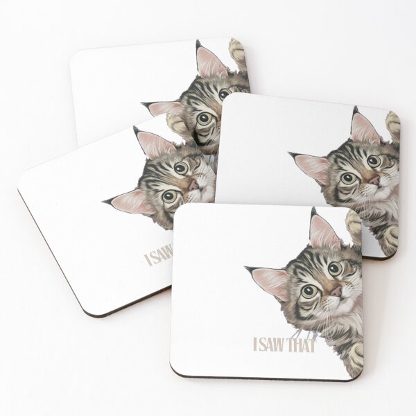 Item preview, Sneaky Cat - "I SAW THAT" Meme Designs designed and sold by Kinyah88.