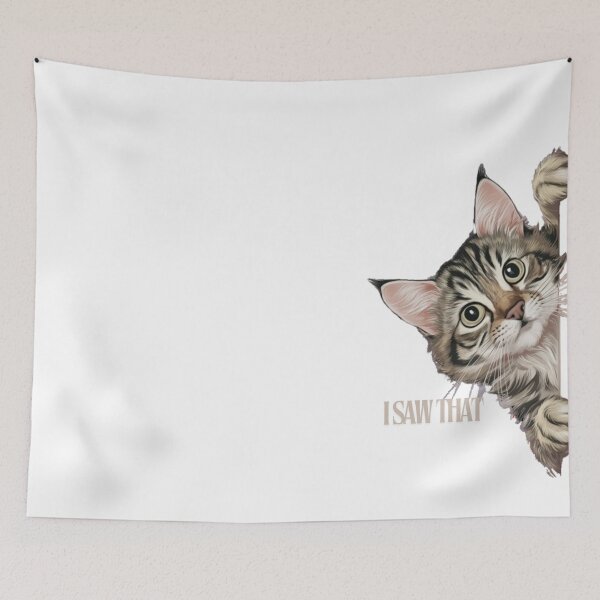 Item preview, Sneaky Cat - "I SAW THAT" Meme Designs designed and sold by Kinyah88.