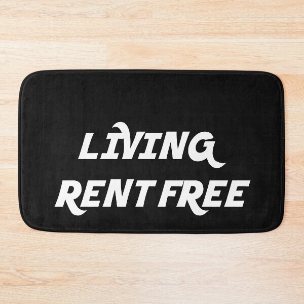 Item preview, Funny Living Rent Free in My Head INFJ Introvert Sarcastic Overthinking Quote  designed and sold by FociCreate.