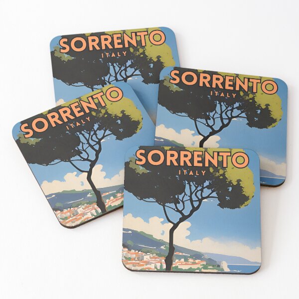 Item preview, Sorrento Italy Vintage Retro Travel Poster designed and sold by ZionPosteria.