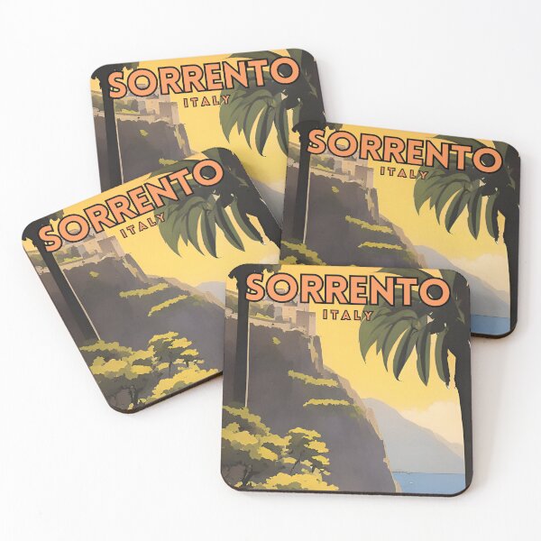 Item preview, Sorrento Italy Vintage Travel Poster designed and sold by ZionPosteria.