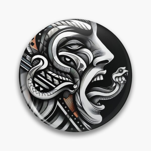 Item preview, Abstract Tribal Visage designed and sold by SI-VA.