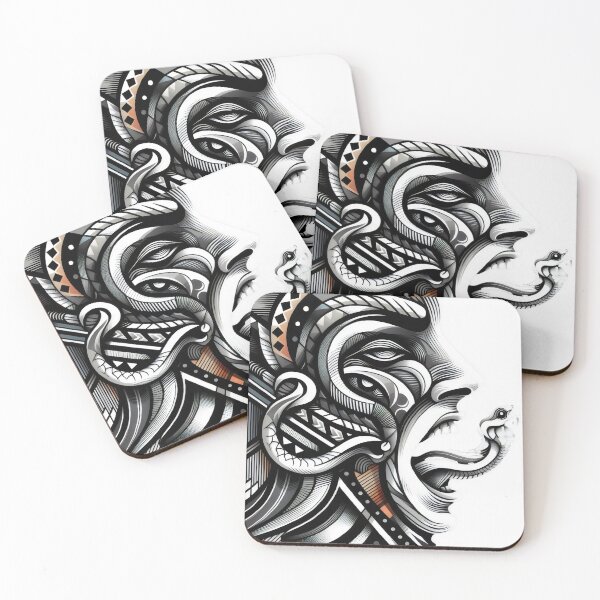 Item preview, Abstract Tribal Visage designed and sold by SI-VA.