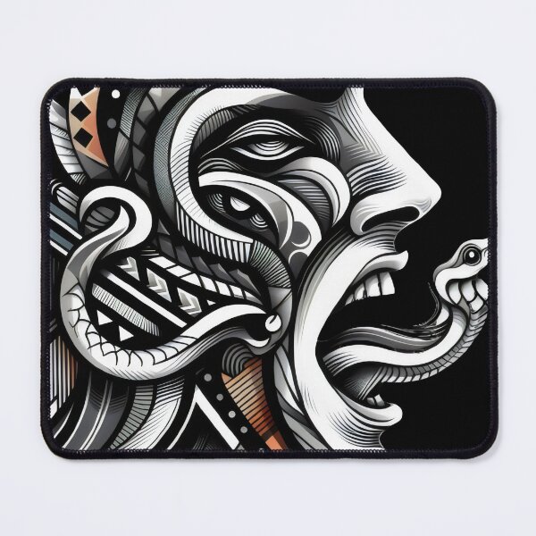 Item preview, Abstract Tribal Visage designed and sold by SI-VA.