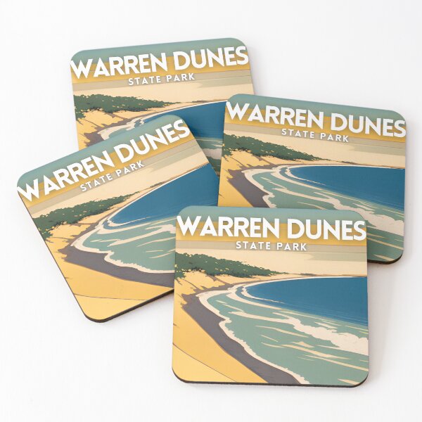 Item preview, Warren Dunes State Park Travel Art Vintage designed and sold by ZionPosteria.