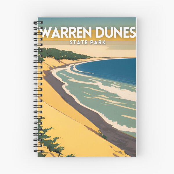 Item preview, Warren Dunes State Park Travel Art Vintage designed and sold by ZionPosteria.