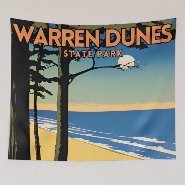 Item preview, Warren Dunes State Park Travel designed and sold by ZionPosteria.