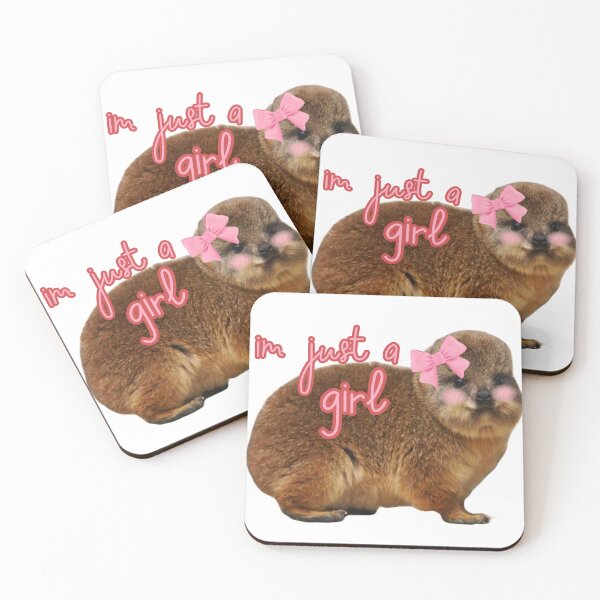 Item preview, just a girl rock hyrax  designed and sold by SillyLittleSnek.