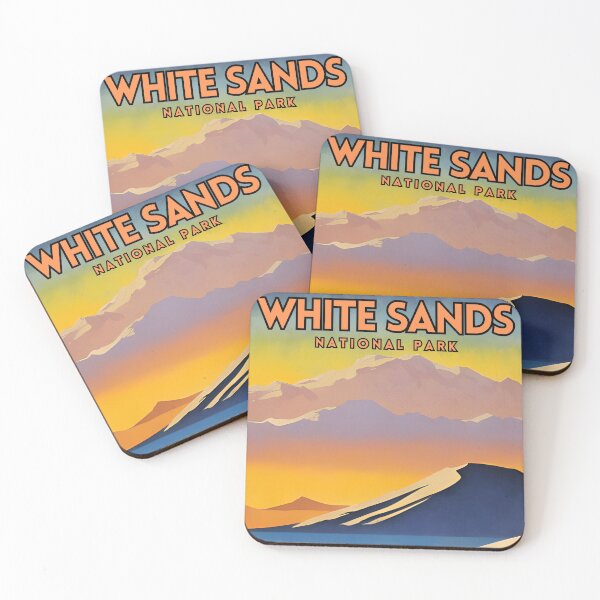 Item preview, White Sands National Park Vintage Travel designed and sold by ZionPosteria.