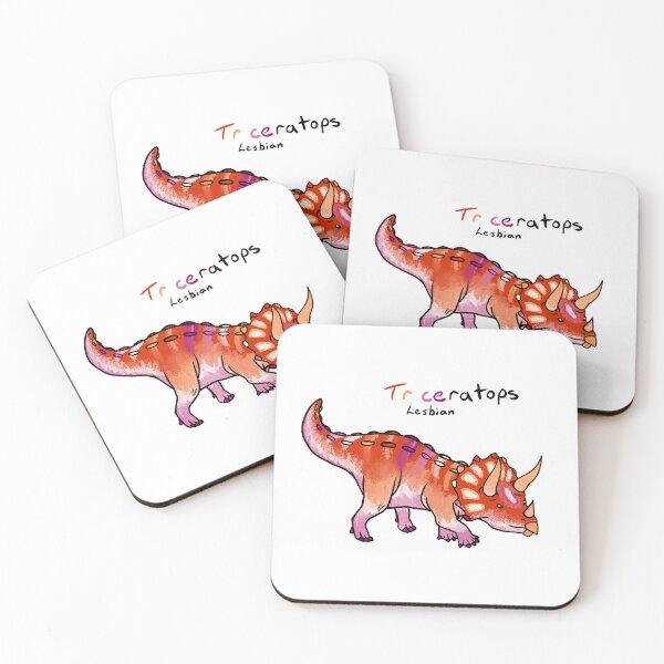 Item preview, Pridasaurus - Triceratops - Lesbian designed and sold by Ziiteara.