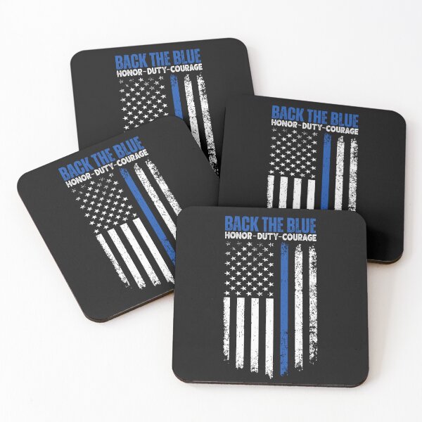 Item preview, Distressed  American Flag Back The Blue designed and sold by AlienOccupation.