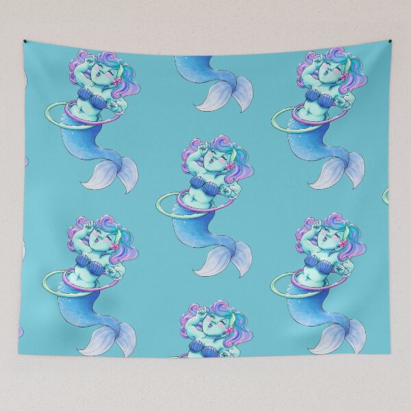 Item preview, Chubby dancing mermaid designed and sold by Annelie Weißmann.