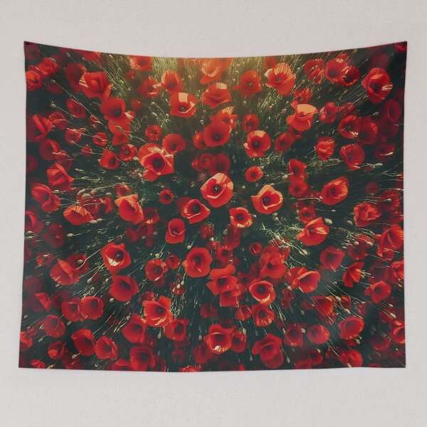 Item preview, Poppies top view designed and sold by bernhagen.