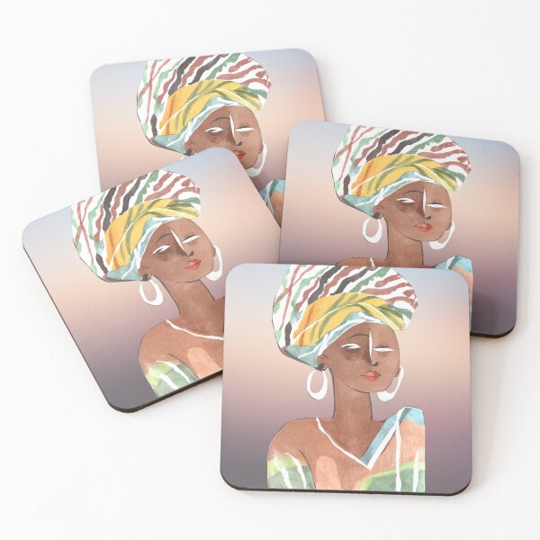 Item preview, African Artwork Abstract Queen designed and sold by ModkMerch.