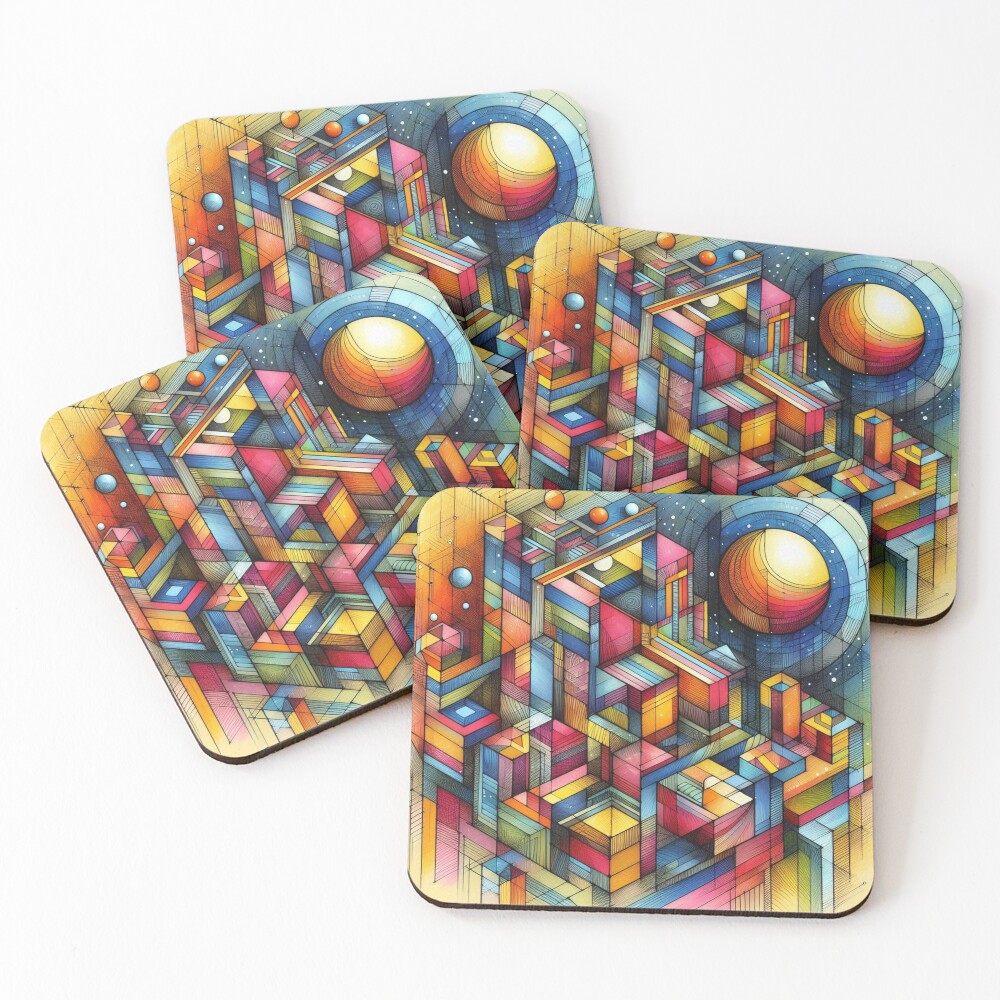 Item preview, Coasters (Set of 4) designed and sold by Ayane46.
