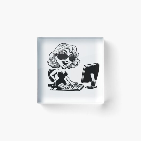 Item preview, Boss Lady Cartoon designed and sold by Eso-Genesis.
