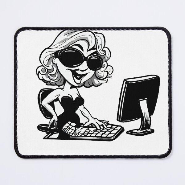 Item preview, Boss Lady Cartoon designed and sold by Eso-Genesis.