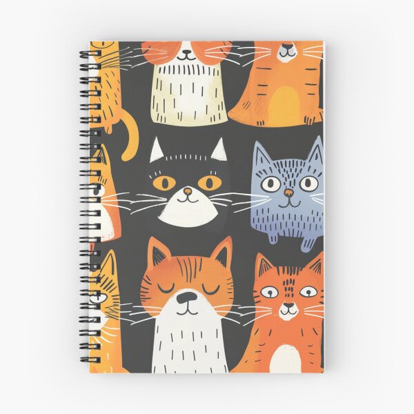 Item preview, Happy cats faces pattern designed and sold by SmileshareShop.