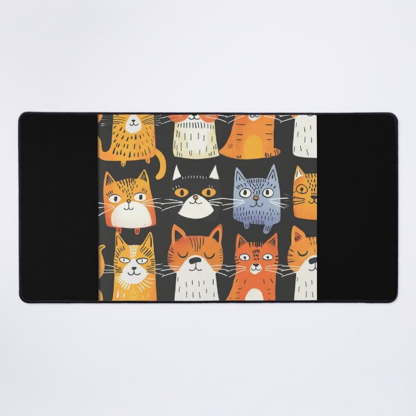 Item preview, Happy cats faces pattern designed and sold by SmileshareShop.