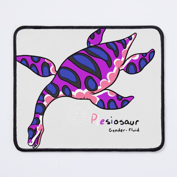 Item preview, Pridasaurus - Plesiosaur - Genderfluid designed and sold by Ziiteara.